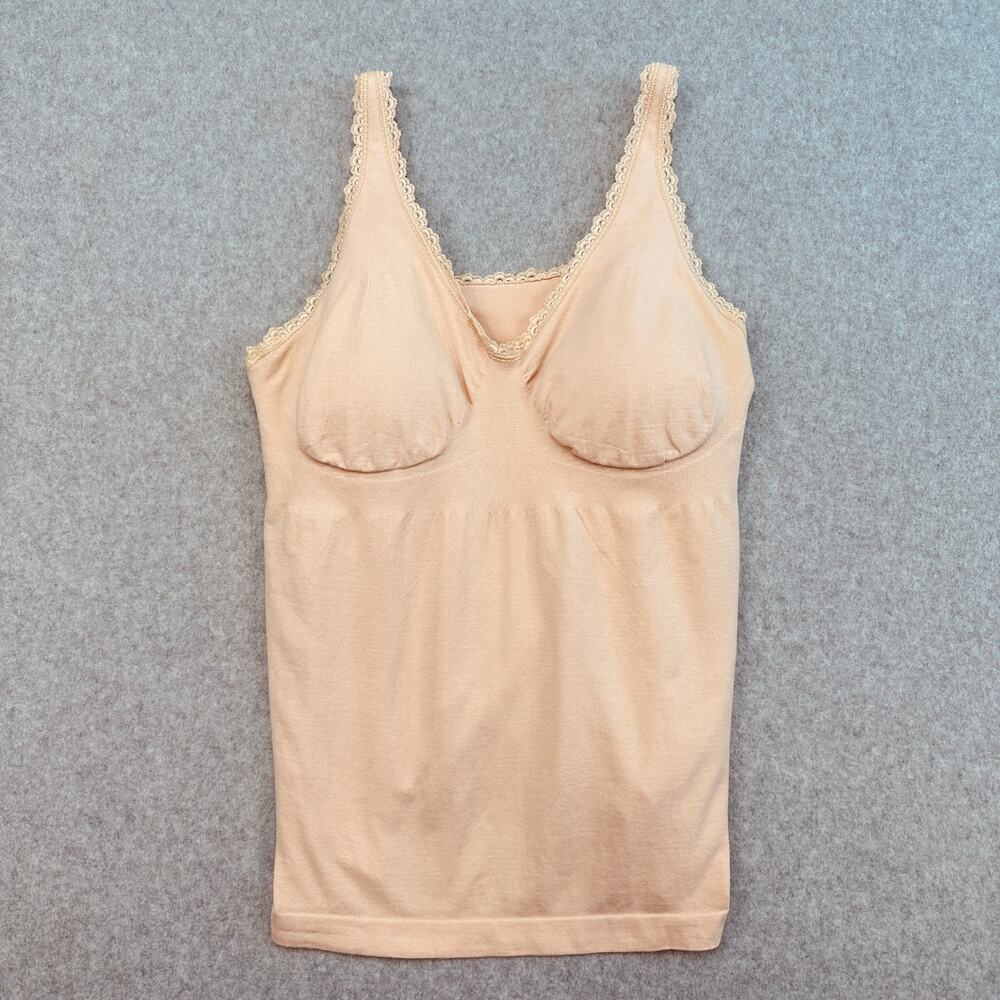 Amoena Kitty Top Camisole WMNS XL Beige Prosthesis Pockets Post Mastectomy Tank